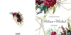 Zaproszenia Ines - wzór 14 prz&oacute;d