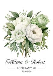 Zaproszenia Paloma - wzór 18