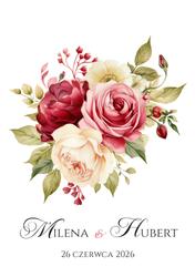 Zaproszenia Paloma - wzór 24