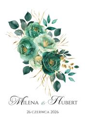 Zaproszenia Paloma - wzór 25