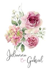 Zaproszenia Paloma - wzór 30