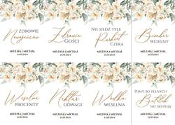 Naklejki na butelki Milana - wzór 1