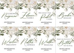 Naklejki na butelki Milana - wzór 4