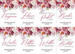 Naklejki na butelki Milana - wzór 5