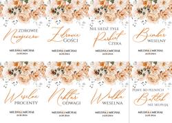 Naklejki na butelki Milana - wzór 7