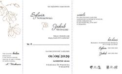 Zaproszenia Bella - wzór 1