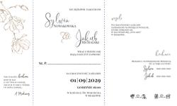 Zaproszenia Bella - wzór 1