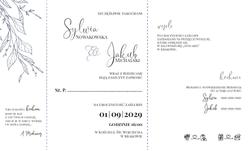 Zaproszenia Bella - wzór 2