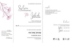 Zaproszenia Bella - wzór 3