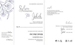 Zaproszenia Bella - wzór 4