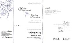 Zaproszenia Bella - wzór 4