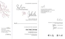 Zaproszenia Bella - wzór 5