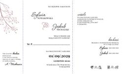 Zaproszenia Bella - wzór 5
