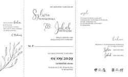 Zaproszenia Bella - wzór 6