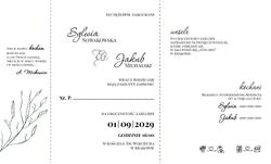 Zaproszenia Bella - wzór 6
