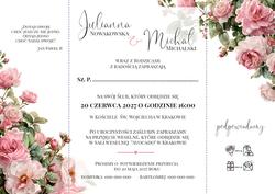 Zaproszenia Marcela - wzór 1