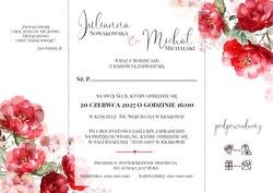 Zaproszenia Marcela - wzór 2