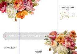 Zaproszenia Marcela - wzór 3