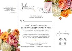 Zaproszenia Marcela - wzór 3