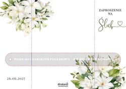 Zaproszenia Marcela - wzór 5