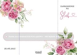 Zaproszenia Marcela - wzór 6