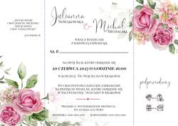 Zaproszenia Marcela - wzór 6