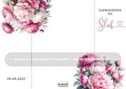 Zaproszenia Marcela - wzór 7