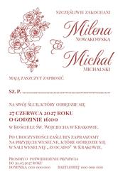 Zaproszenia Arkadia - wzór 2