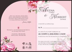 Zaproszenia Astrid - wzór 4