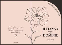 Zaproszenia Greta - wzór 3