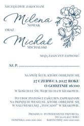 Zaproszenia Arkadia2 - wzór 1