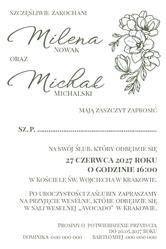 Zaproszenia Arkadia2 - wzór 2