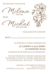 Zaproszenia Arkadia2 - wzór 3