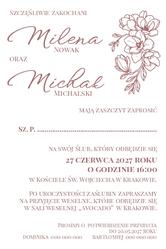 Zaproszenia Arkadia2 - wzór 4