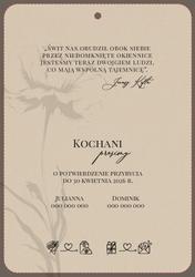 Zaproszenia Sonia - wzór 2