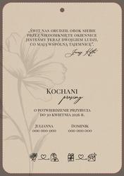 Zaproszenia Sonia - wzór 4