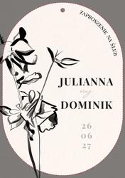 Zaproszenia Sonia - wzór 6