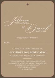 Zaproszenia Sonia - wzór 6