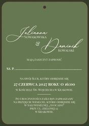 Zaproszenia Sonia - wzór 7