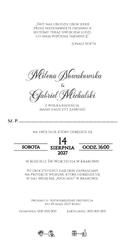 Zaproszenia Dina - wzór 4