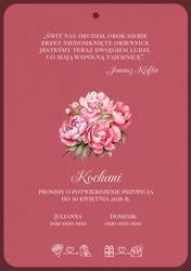 Zaproszenia Jowita - wzór 3