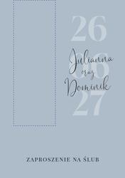 Zaproszenia Lila - wzór 1