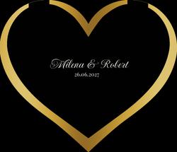 Lustrzana Księga Gości - wzór 1