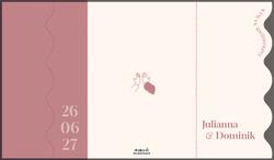 Zaproszenia Larysa - wzór 1