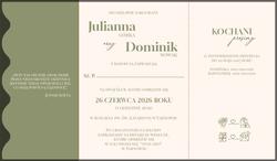 Zaproszenia Larysa - wzór 2