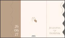 Zaproszenia Larysa - wzór 3