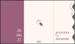 Zaproszenia Larysa - wzór 6