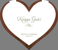 Drewniana Księga Gości - wzór 2