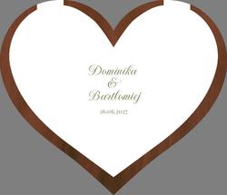 Drewniana Księga Gości - wzór 4