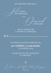 Zaproszenia Ester - wzór 1